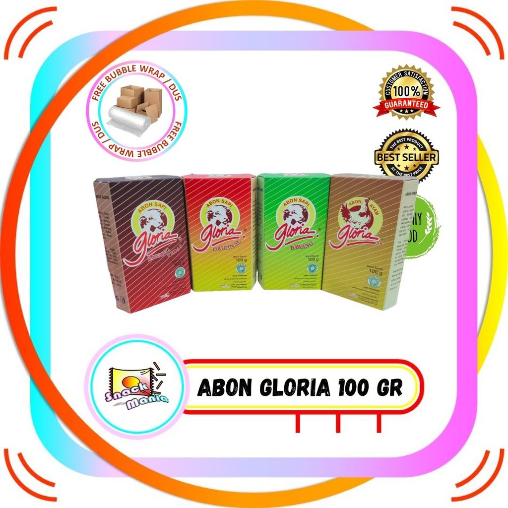 

Abon Gloria Abon Sapi Ayam Box ~ 100 gr