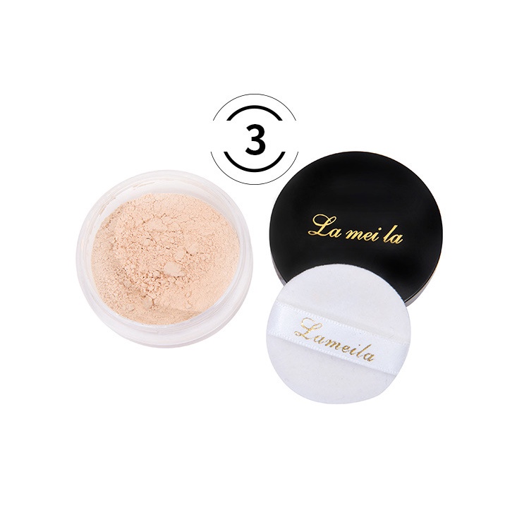 LAMEILA BEDAK PENGONTROL MINYAK LAMEILA LOOSE POWDER KODE 3580