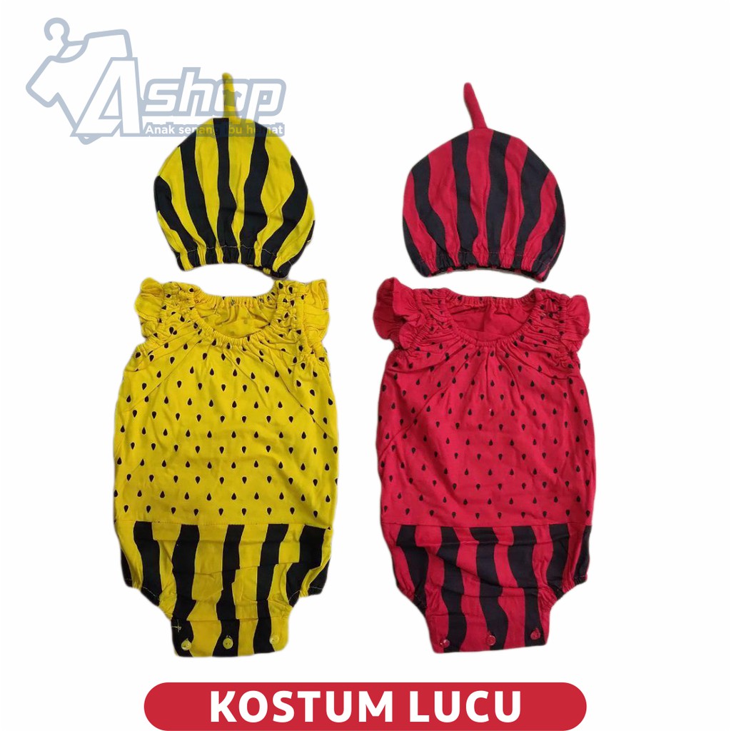 Jumper Bayi Kostum Motif Semangka