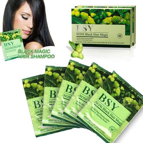 1 BOX ISI 20 SACHET ] BSY Noni BPOM Original 100% / Black Hair Shampoo