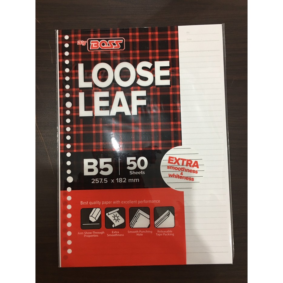 

Unik Loose leaf b5 isi 50 garis isi binder b5 Limited