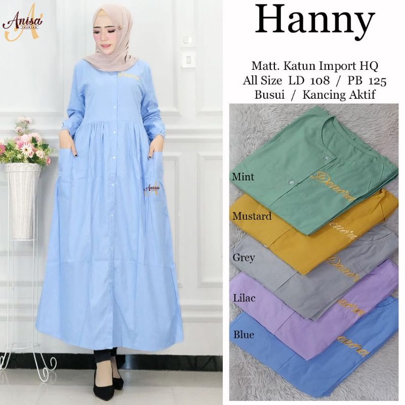 HANNY DRESS BY ANISA FASHION