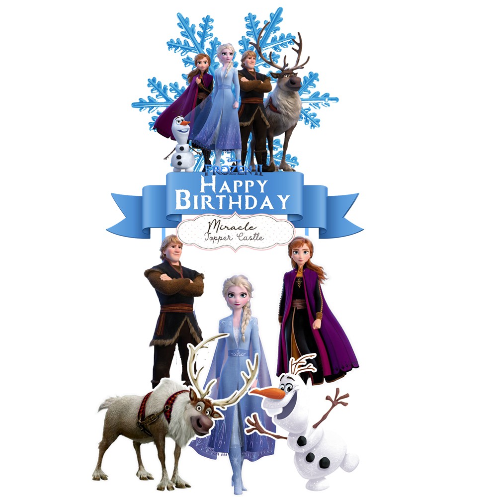 FROZEN 2 CAKE TOPPER