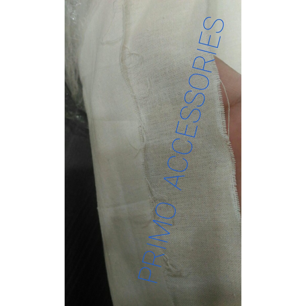 Kain Blacu TC (BLACO) Tebal Polos Meteran Lebar 160cm