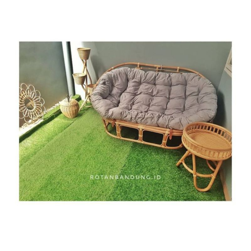 sofabed rotan Mamasan kursi santai rotan/Kursi rotan