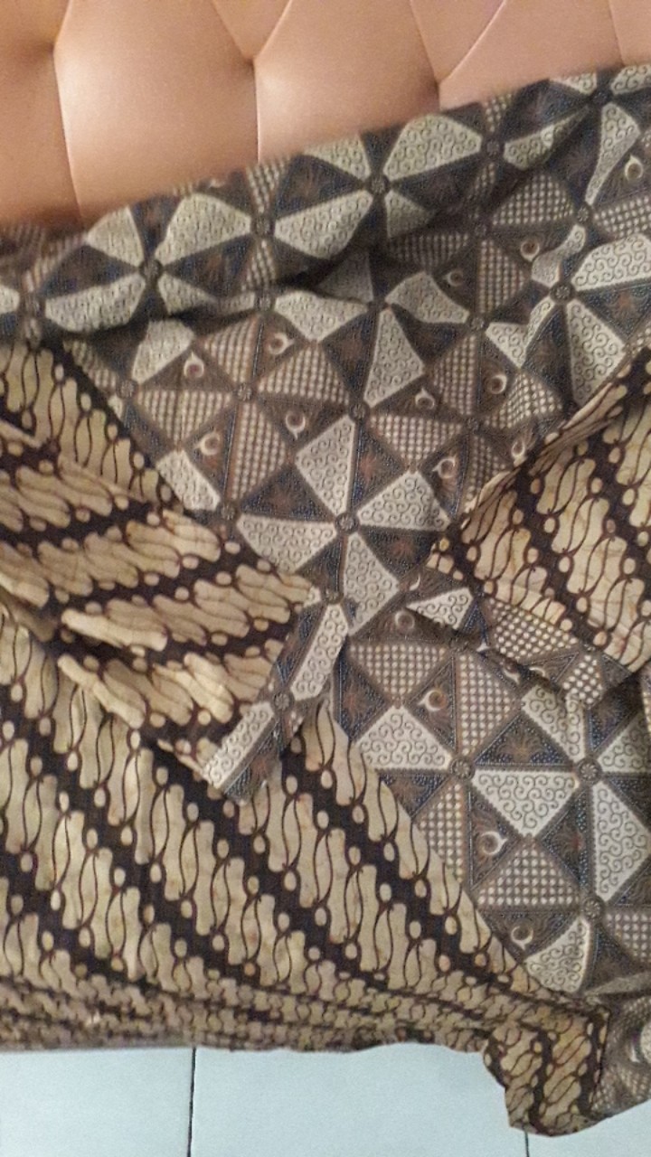 Gamis Kombi Genes #2 Baju Batik Kantoran Wanita Casual Formal Seragaman Kondangan Katun Halus