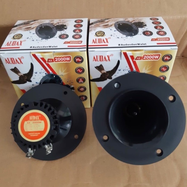 Tweeter Audax Ax - 2000 Asli / Audax Asli / audax asli Original / tweeter Walet / Speaker walet / tw