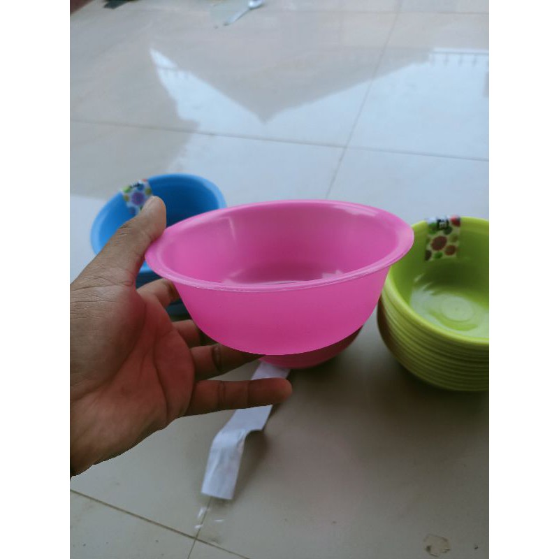 mangkok plastik murah / mangkok soup  warna cerah  bowl sunlife 803