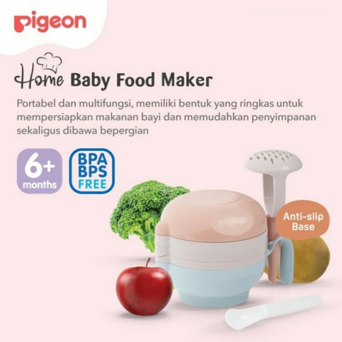 PIGEON Home Baby Food Maker Alat MPASI Pembuat Makanan Bayi