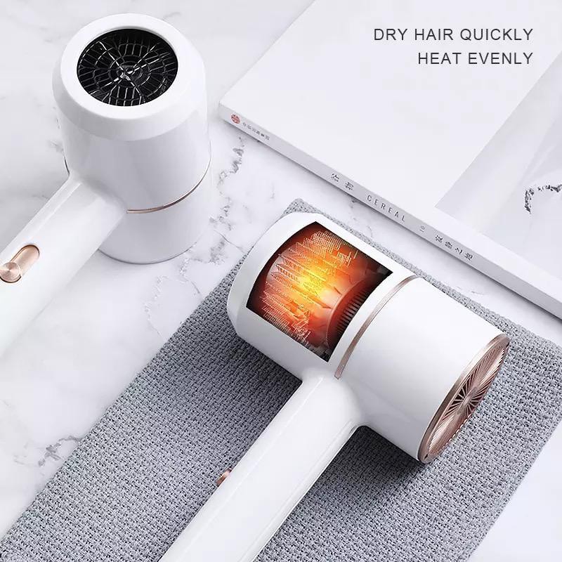 Anion Ion Hair Dryer Portable Travel Hot And Cold 2 in 1 Foldable Pengering Rambut Panas Dan Dingin