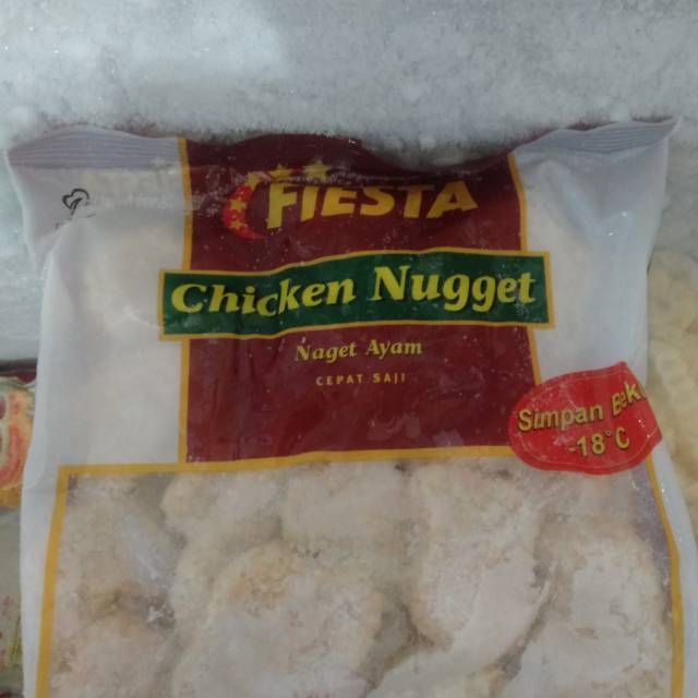 

Fiesta chiken nugget NuGet ayam 500 gr