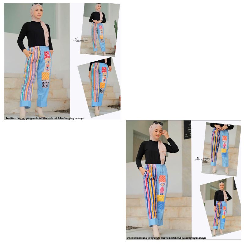 Celana batik jeans Ori by Masayu