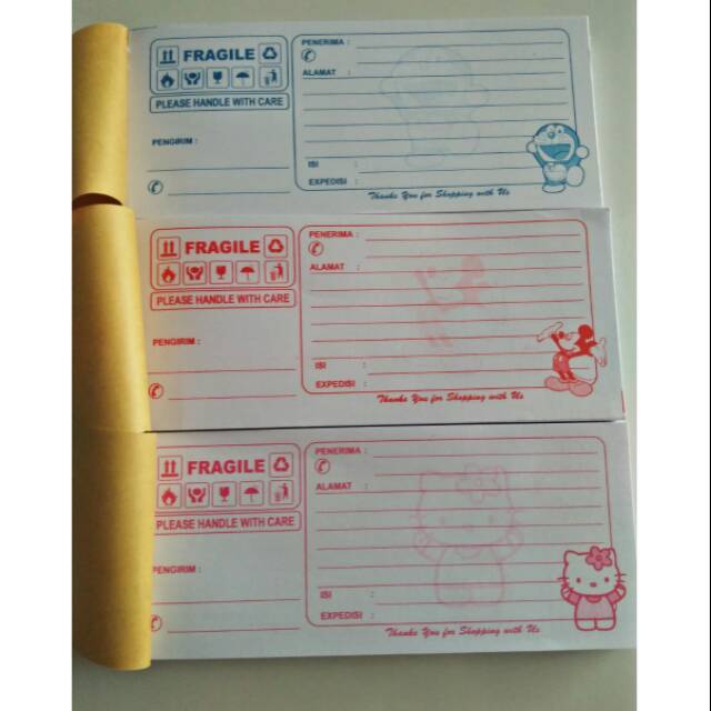 

Isi 100pcs, kertas label pengiriman