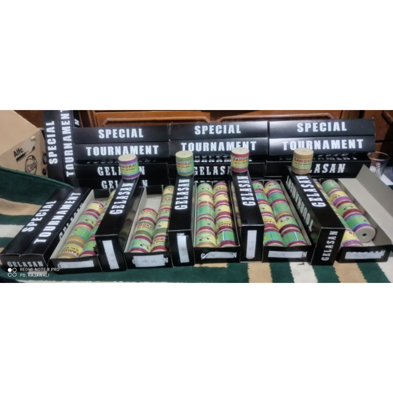 GELASAN BENANG / KATUN SUPER SILICONE EXPORT QUALITY,  RAJAWALI SAMURAI