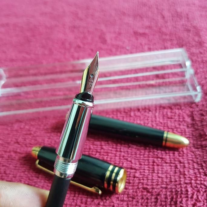 

Ink | Pena Langka..Fountain Pen 18Kgp Black M.105. Pena Tinta Isi Ulang