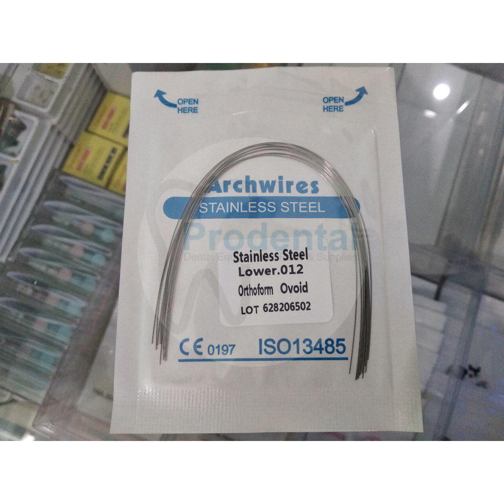 Kawat Gigi Stainless Steel / Kawat Behel Lower Ukuran 0.12 (isi 10 pcs)