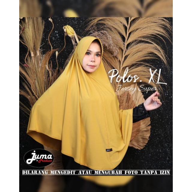 JILBAB JUMA POLOS JUMBO XL