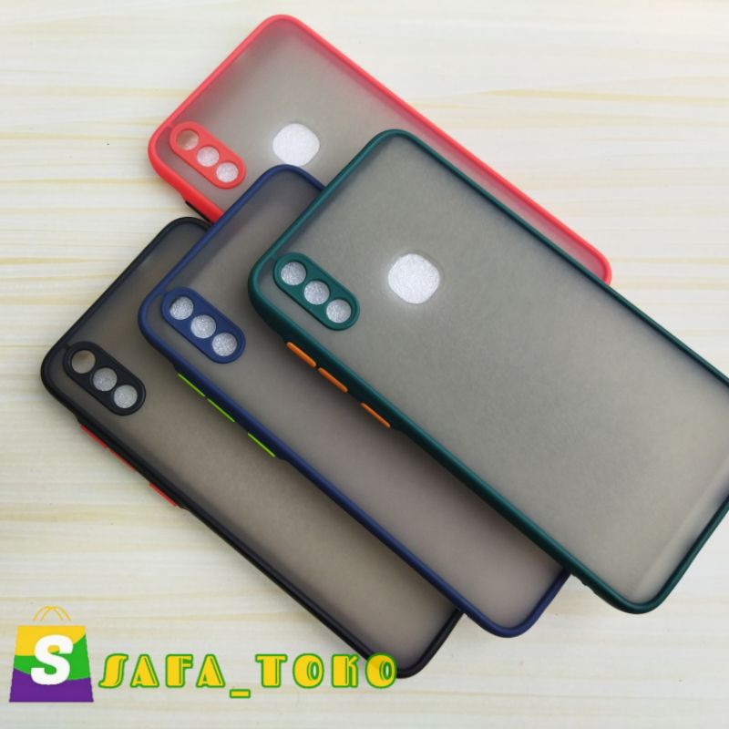 Case Aero Vivo V11 / V11i / 1806 Fingerprint Fuse Transparan Doff