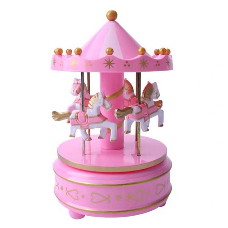 KOTAK MUSIK UNICORN MELODY MUSIC BOX CAROUSEL KOMIDI PUTAR KUDA