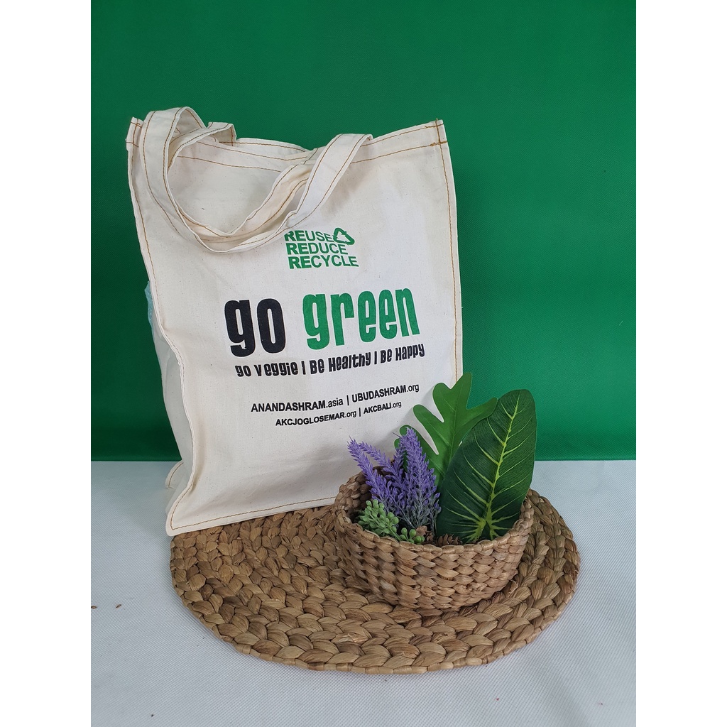 Tas Tote Bag GO GREEN