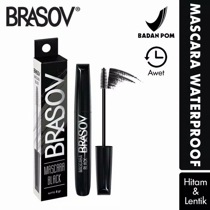 BRASOV MASCARA BLACK 8GR