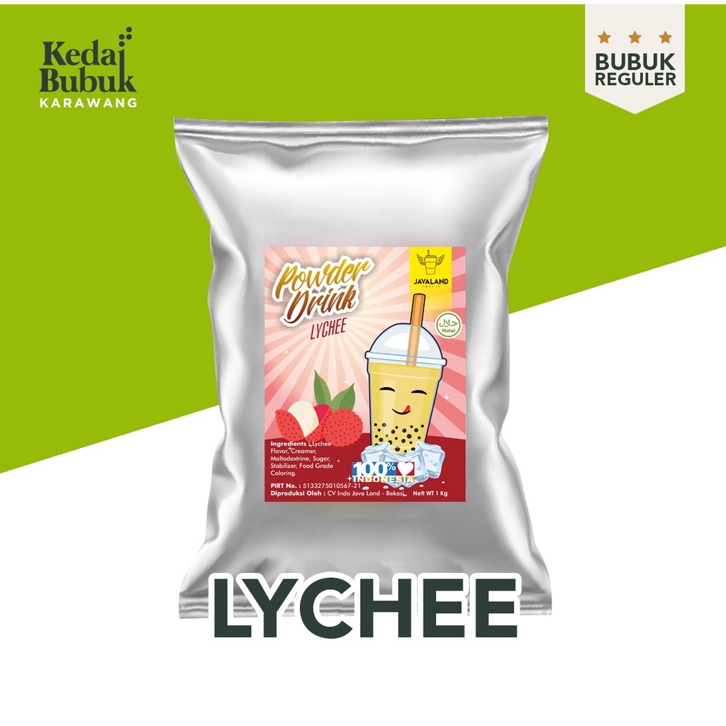 

buah Leci Bubuk Minuman Original Javaland 1kg