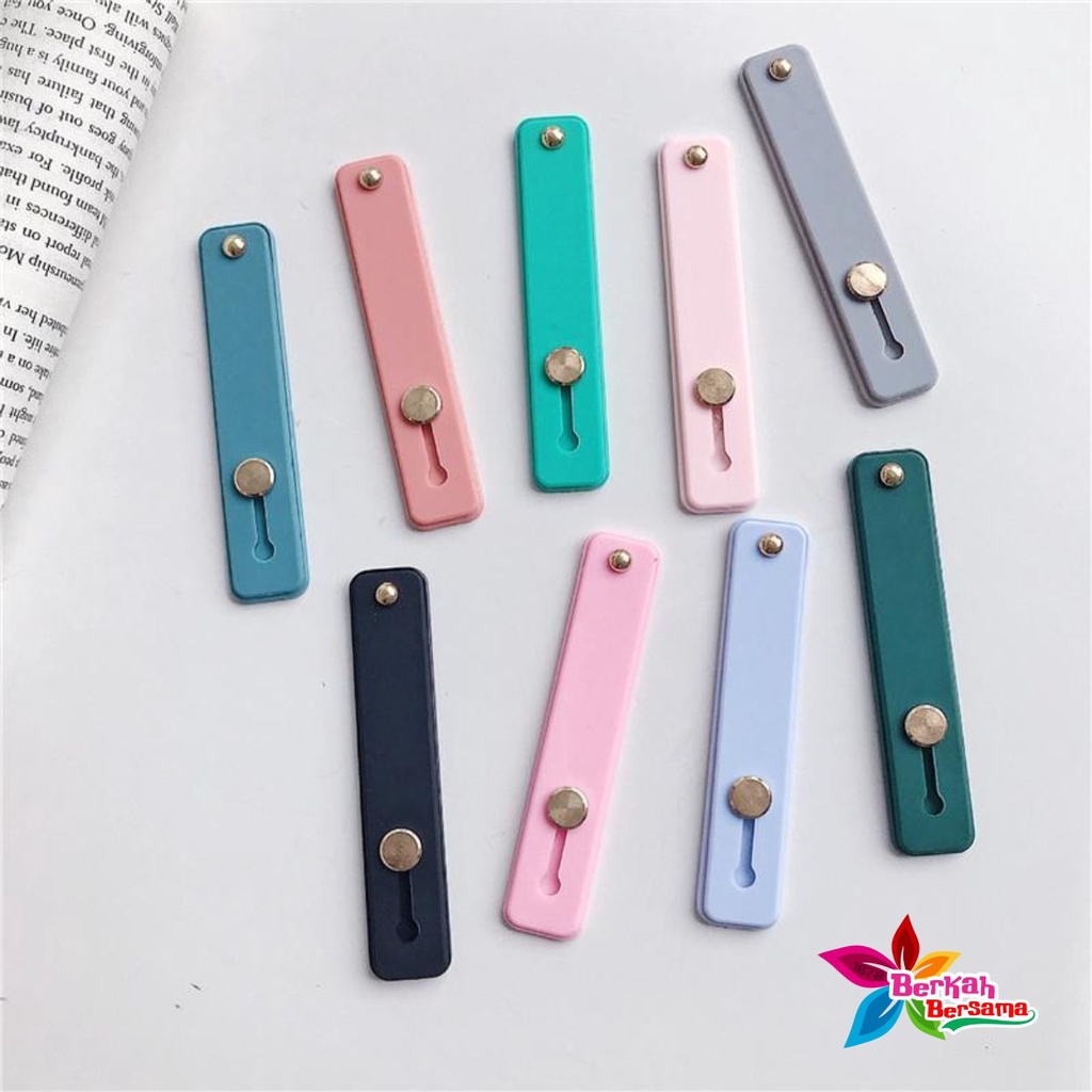 handstand handgrip pegangan jari dudukan hp telepon dorong tarik universal candy koper choice BB5576