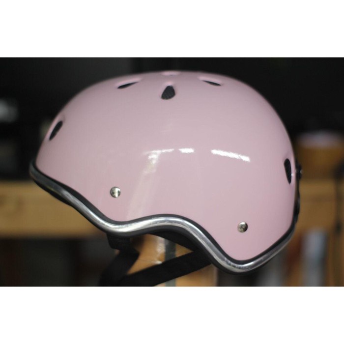 HELM SEPEDA WARNA PASTEL LIST CHROME/HELM DEWASA SKATEBOARD/HELM BATOK