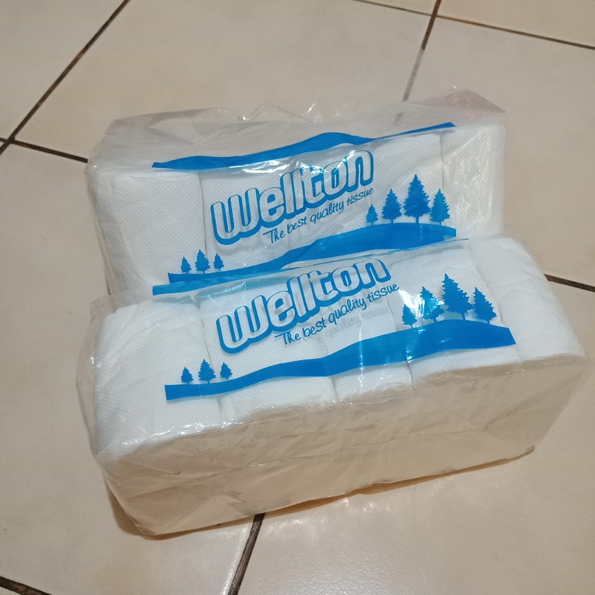 Tissue Gulung Welton Isi 5 - Tissue Toilet - Tissue Roll Tanpa Tulang