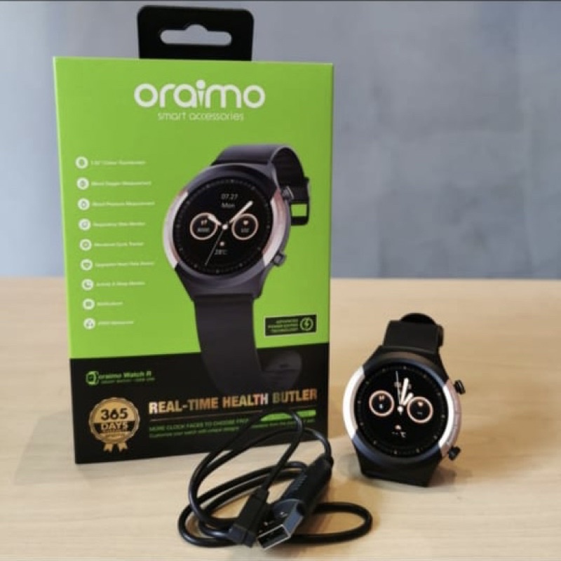 Oraimo OSW-23N Watch R Smart Watch Jam Tangan Pintar Health Butler Garansi 1 Tahun