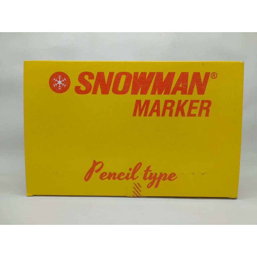 

Spidol warna kecil / pencil type marker Snowman PW-1A