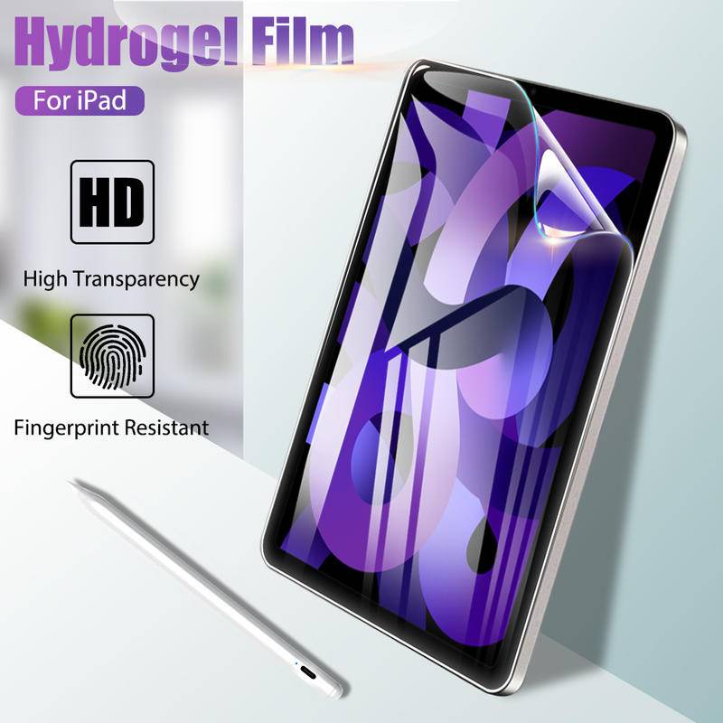 Film Pelindung Layar Belakang Bahan TPU Hydrogel Untuk iPad 9 8 7 Air 5 4 Pro 11 12.9 9.7 10.2 2018 2021 2020 mini 2 3 4 5 6