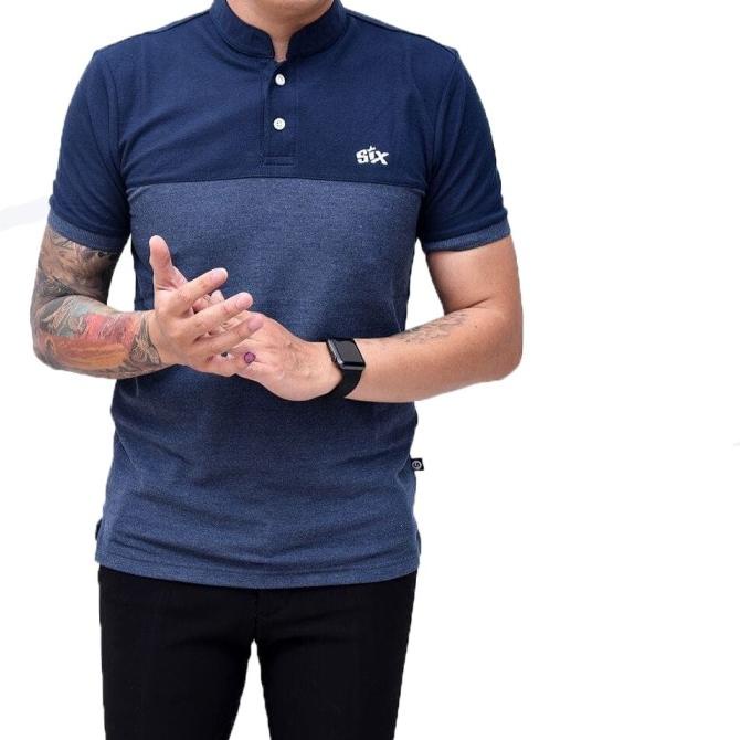 Kaos Polo Pria Kerah Sanghai / Kaos Polo Distro