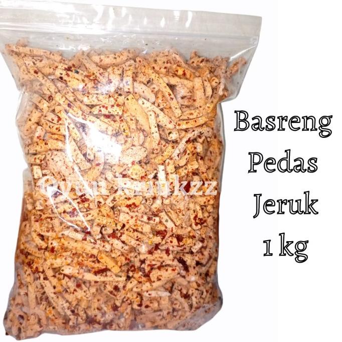 

Basreng / Baso Goreng Stik Basreng Pedas Daun Jeruk 1 Kg