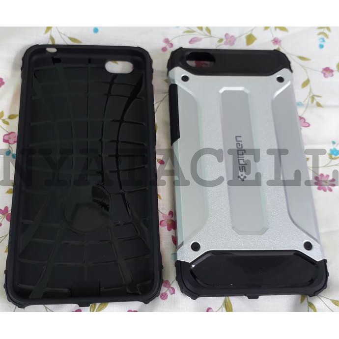 NEW SPIGEN TOUGH ARMOR VIVO Y55 /IRON/CASE/TA TECH/MAN/CARBON - GOLD MILENIA