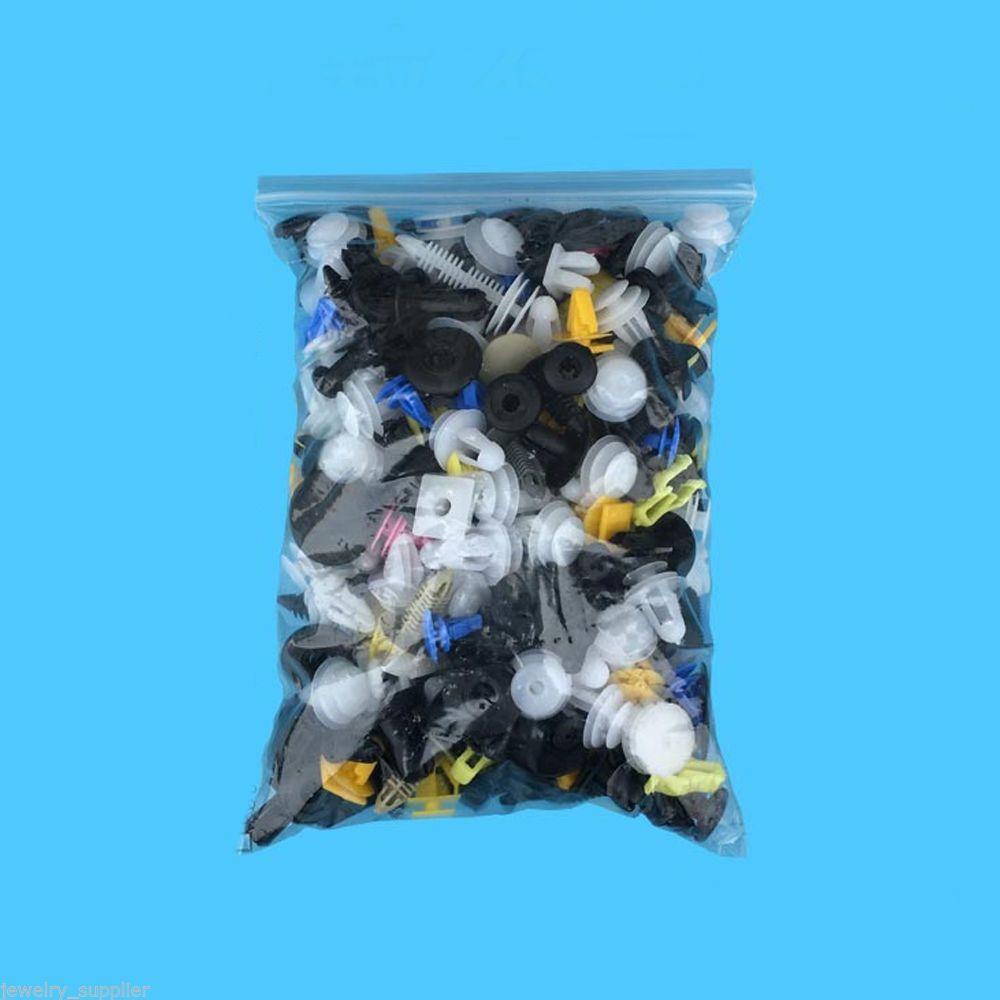 Wonder 200Pcs Plastik Rivet Lubang Lapisan Panel Penahan Gesper Flaps Lumpur