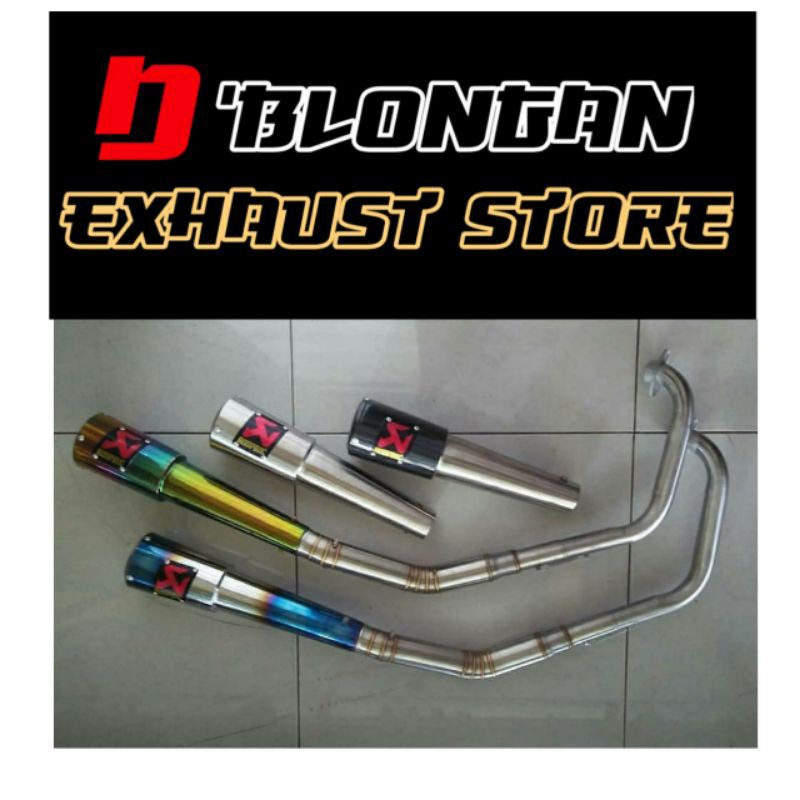 Knalpot Akrapovic Vixion - R15 - Cbr150r - Cb150r - Gsx