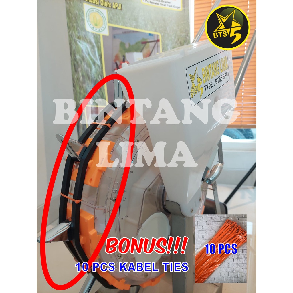SPARE PARTS / ONDERDIL / SUKU CADANG Alat Tanam Benih Jagung BINTANG LIMA - Karet Pelindung Rel Plas
