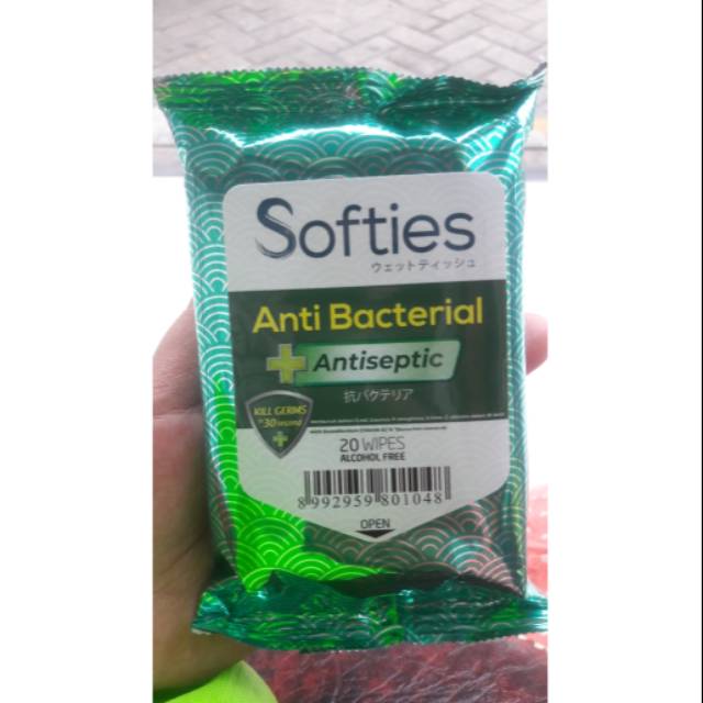 softies wet Wipes /Tisu basah antiseptik /Tisu basah Antibakterial termurah