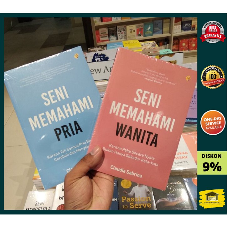 Buku Seni Memahami Wanita dan Seni Memahami Pria - Claudia Sabrina