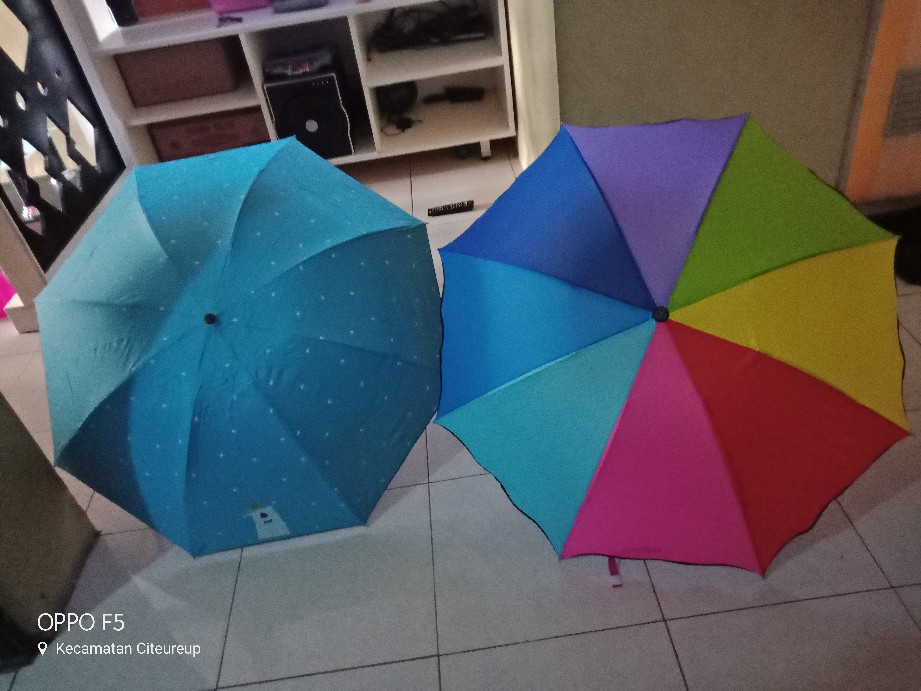 Payung Lipat 4 Fancy Karakter Motif Bear King Bw-109