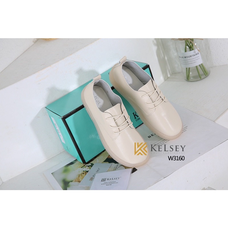 Kelsey Sepatu Kulit 2cm Wanita W3160