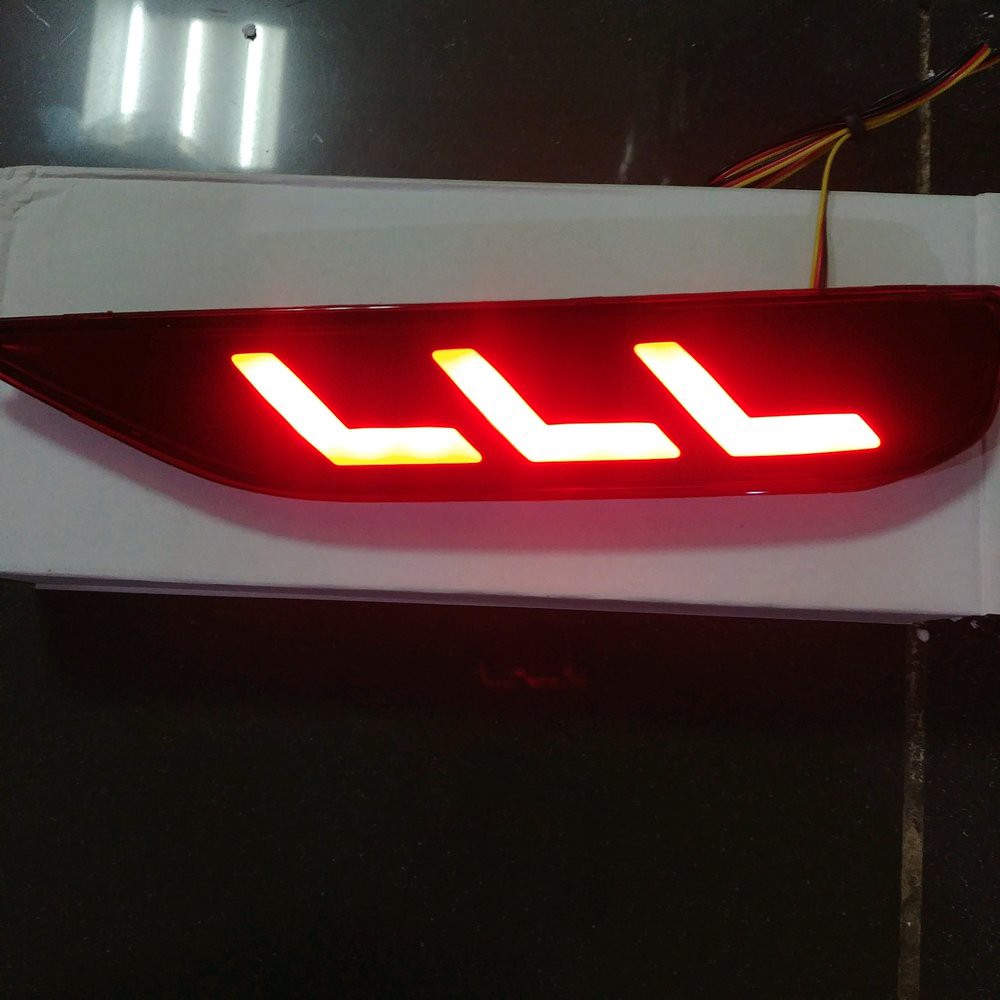 lampu reflektor bumper belakang mitsubishi xpander MATA KUCING led model plasma