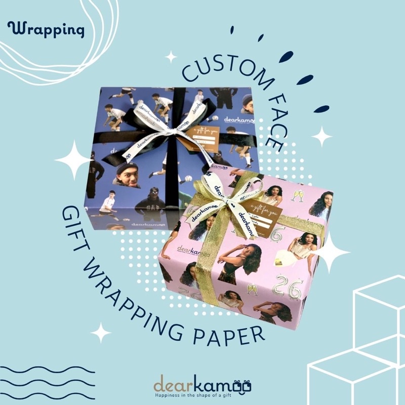 

Custom Face Gift Wrapping Paper / Kertas Kado Wajah Custom