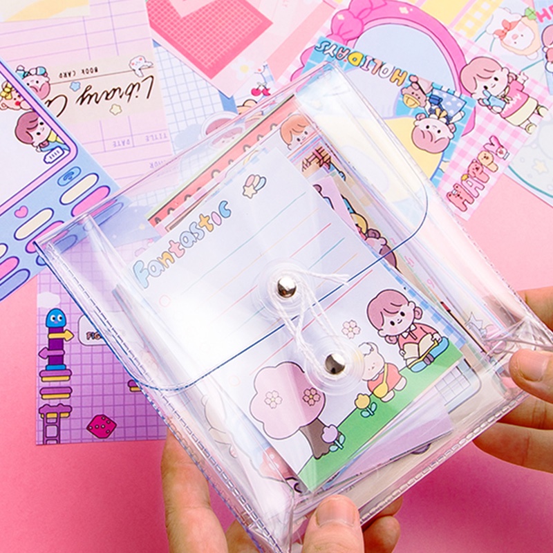 50 Sheets Cute Cartoon Sticky Note Student DIY Non-Repeating Non-Sticky Note Paper