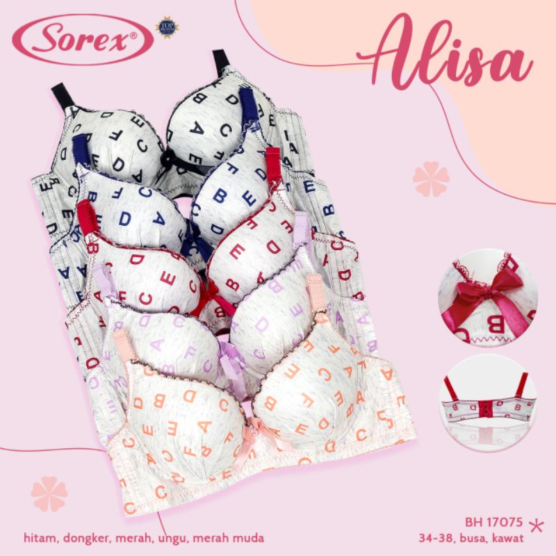 Bra BH Sorex 17075 Kawat Busa Ringan