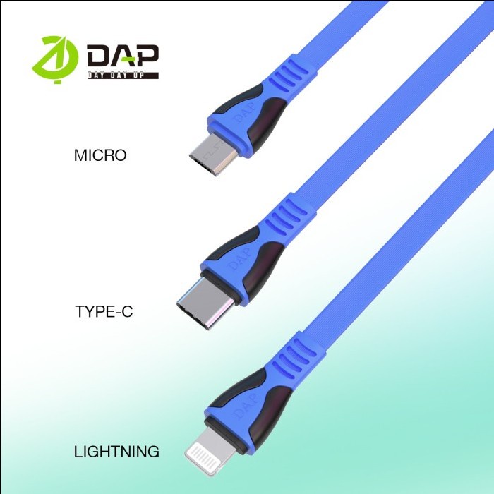 Kabel Data TYPE C DAP DPT100 - ISI 30 - Kabel Type C Fast Charging  2.4A 100 cm