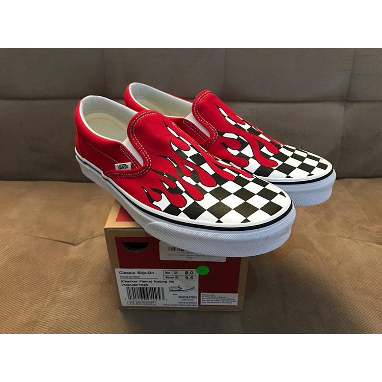 red & white checkered vans