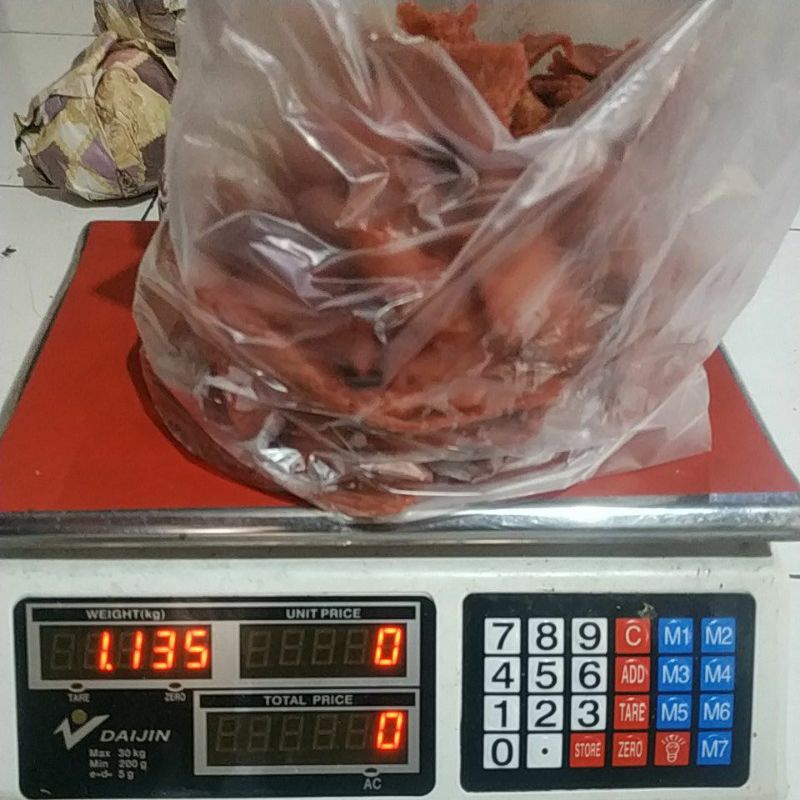 

Daging kebab sudah di panggang dan di iris berat 1 kg