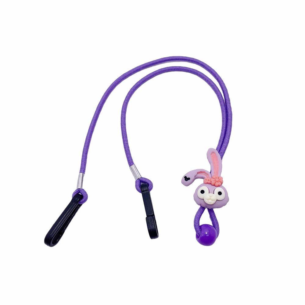 Tali Strap [ Ungu ] Earhook Kacamata &amp; Masker Anak dan Dewasa - Penahan Anti Jatuh - Spandex - TL8093